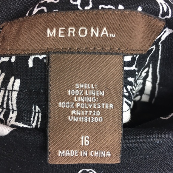 🦋 3 for $25 - Merona Linen Floral Skirt - Picture 2 of 5